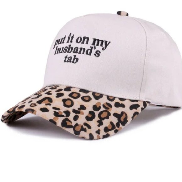 Accessories - Put It on My Husband’s Tab Trucker Hat | Leopard Brim | New With Tags